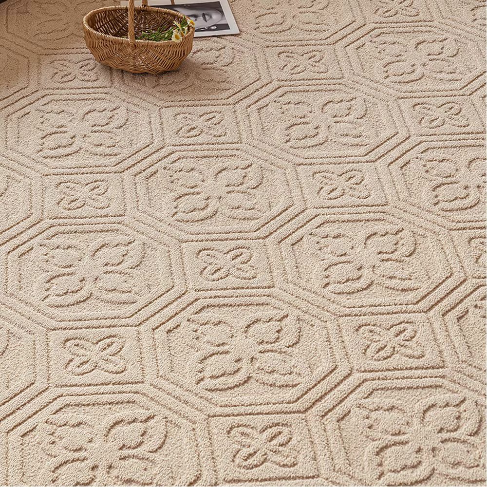 Tapis de Sol en Peluche Doux et Confortable pour la Maison