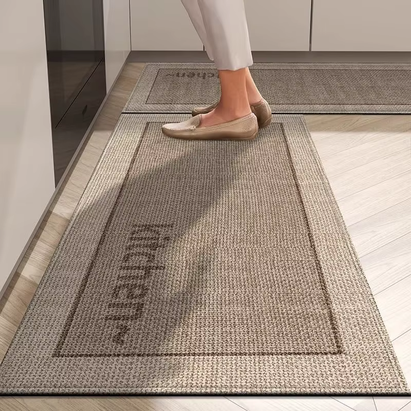 Tapis de sol en lin simple