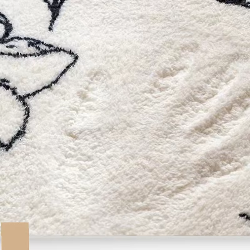 Tapis de sol coordonnants en cachemire absorbant