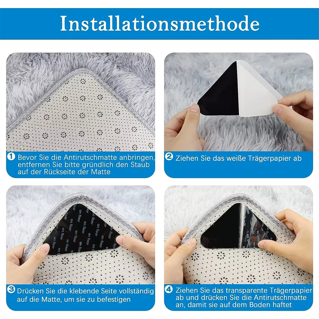 Autocollant antidérapant pour tapis