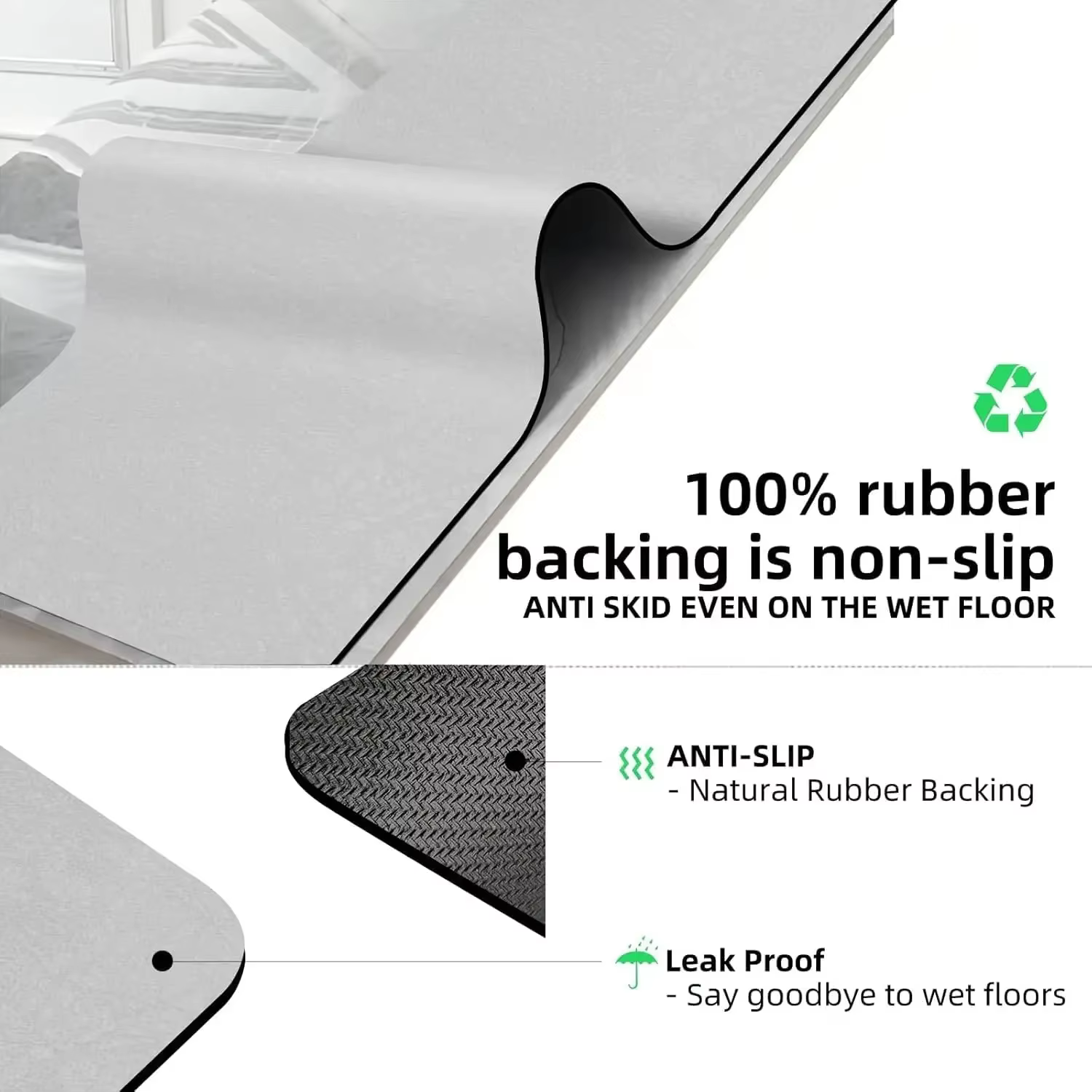 Tapis de bain personnalisé terre diatomée