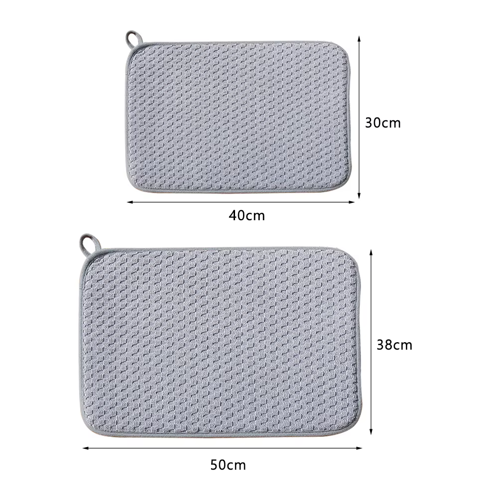 Tapis de séchage de la vaisselle de cuisine