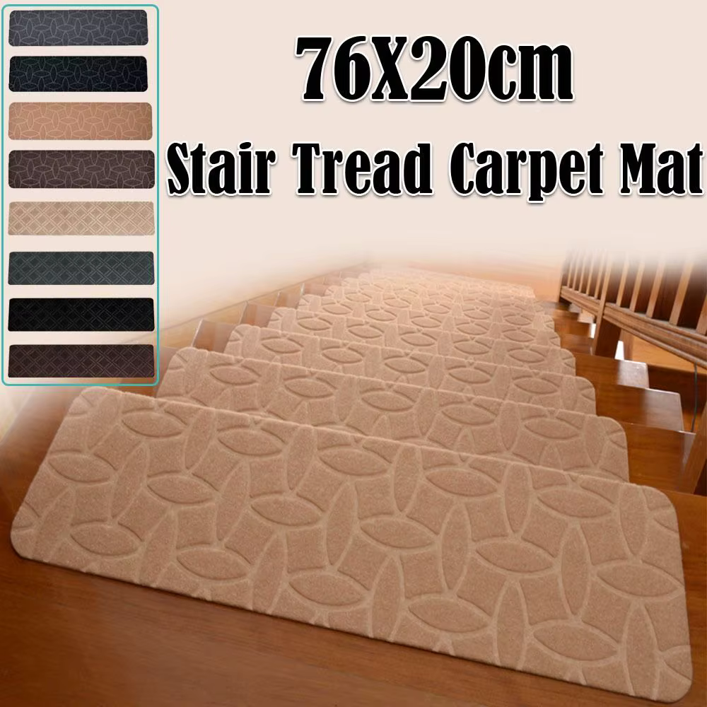 Tapis d'escalier auto-adhésif antidérapant 76x20cm