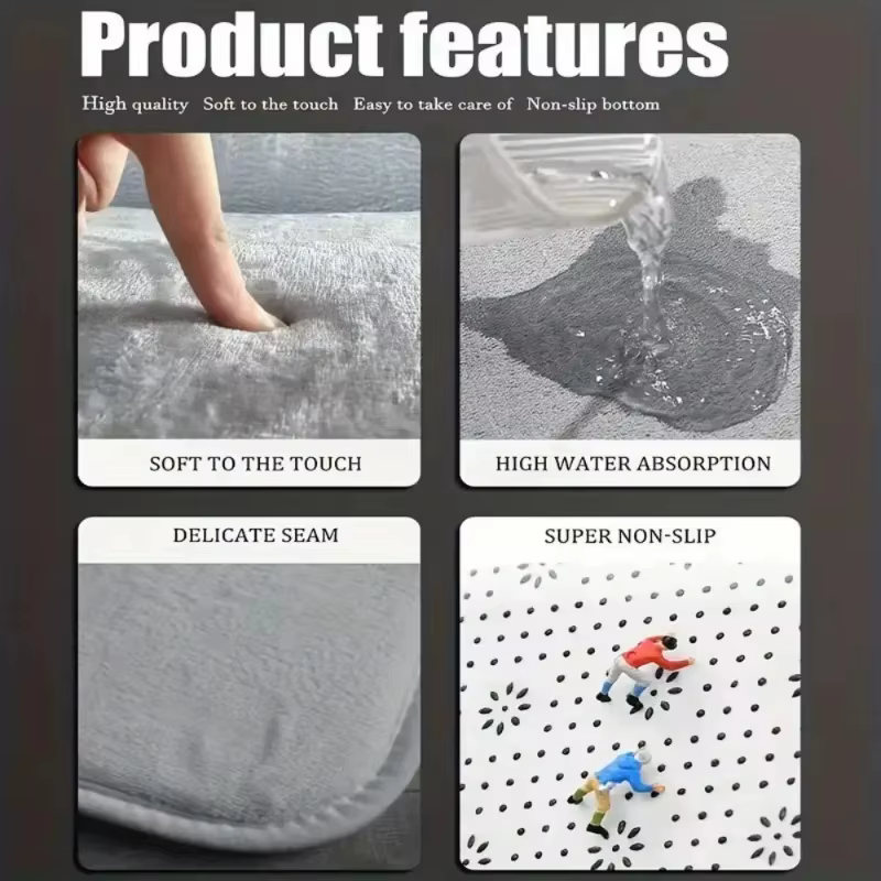 Tapis rond tissé à motif géométrique