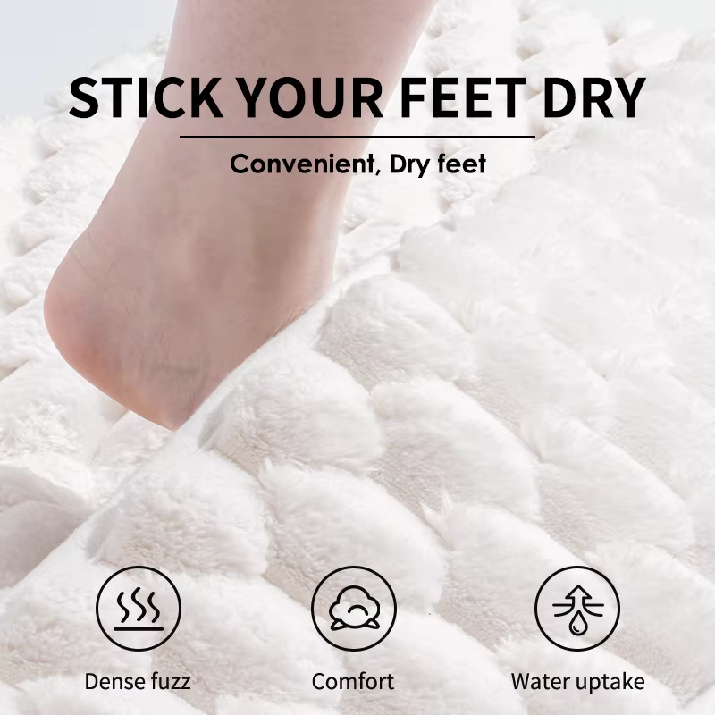 Tapis de Bain en Mousse à Mémoire de Forme