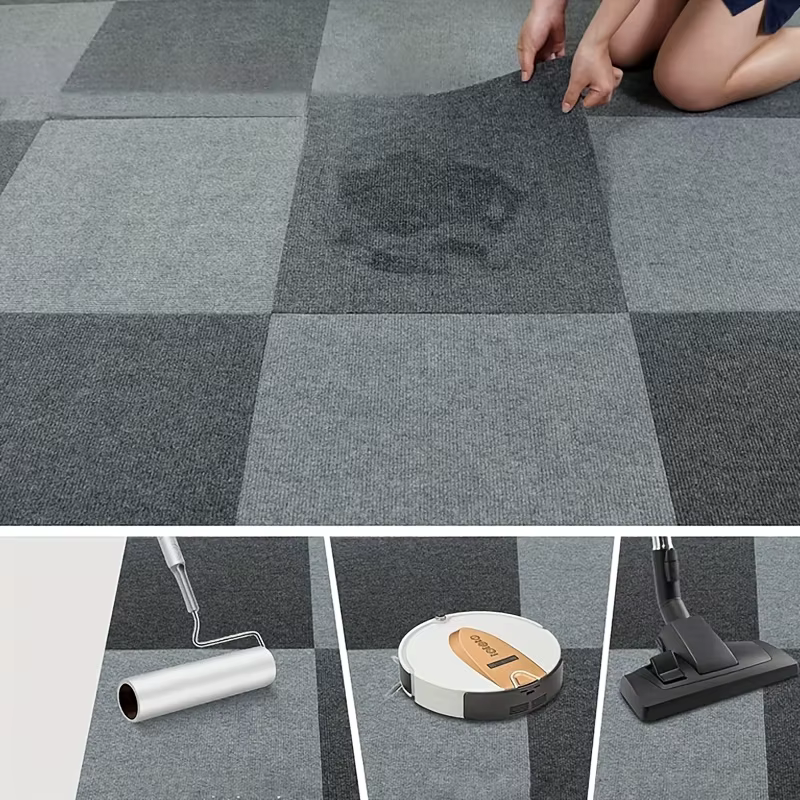 Tapis moderne multi-pièces 30x30cm à faire soi-même