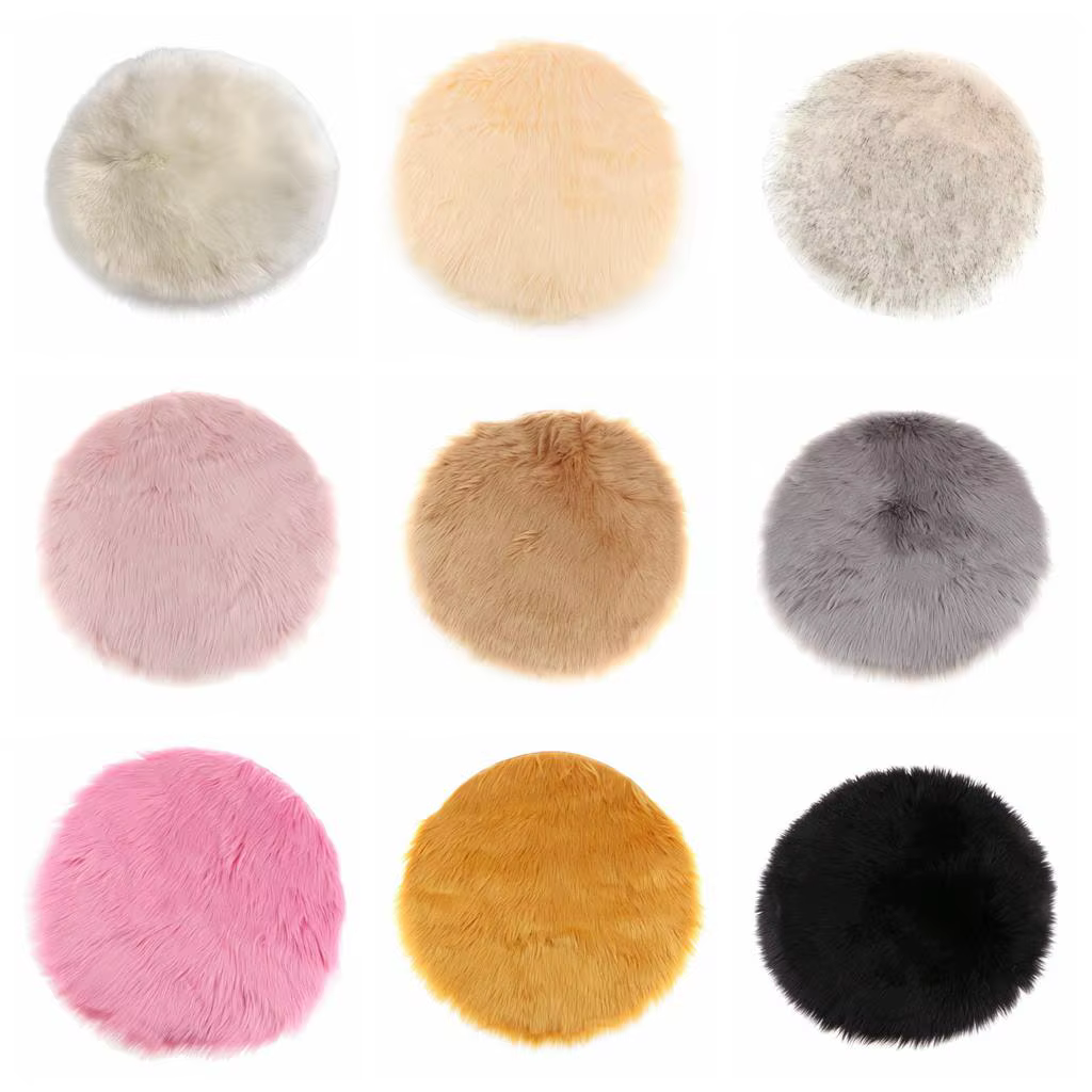 Fityle Fashion-Tapis en peau de mouton douce pour la décoration intérieure