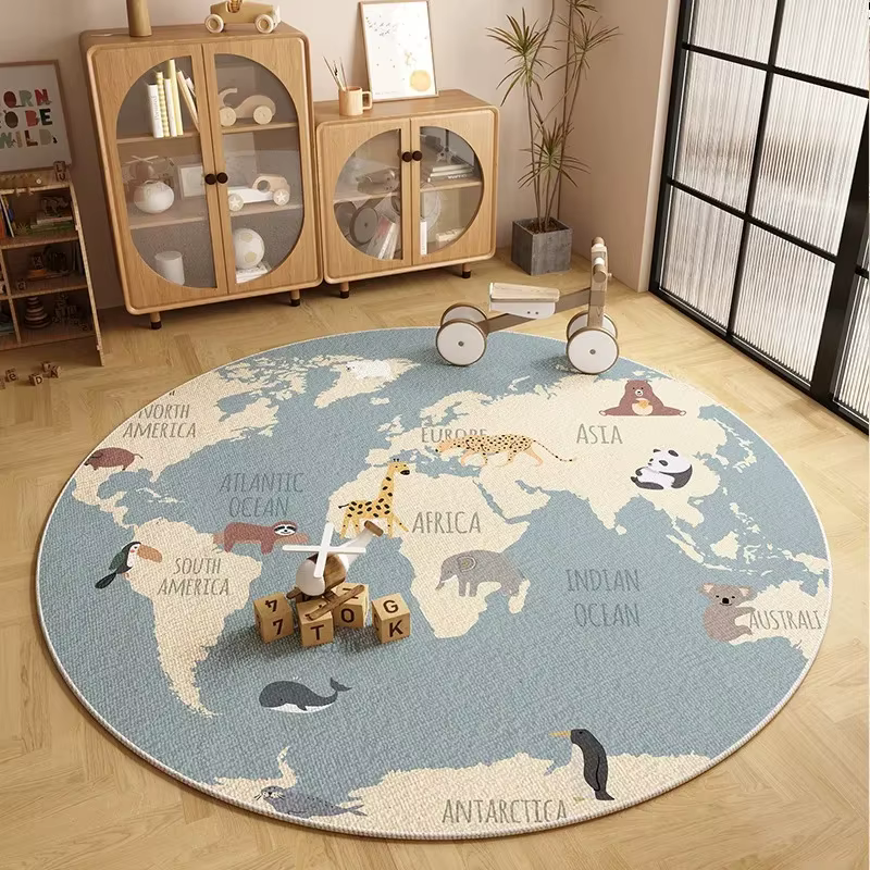Tapis rond pour enfants