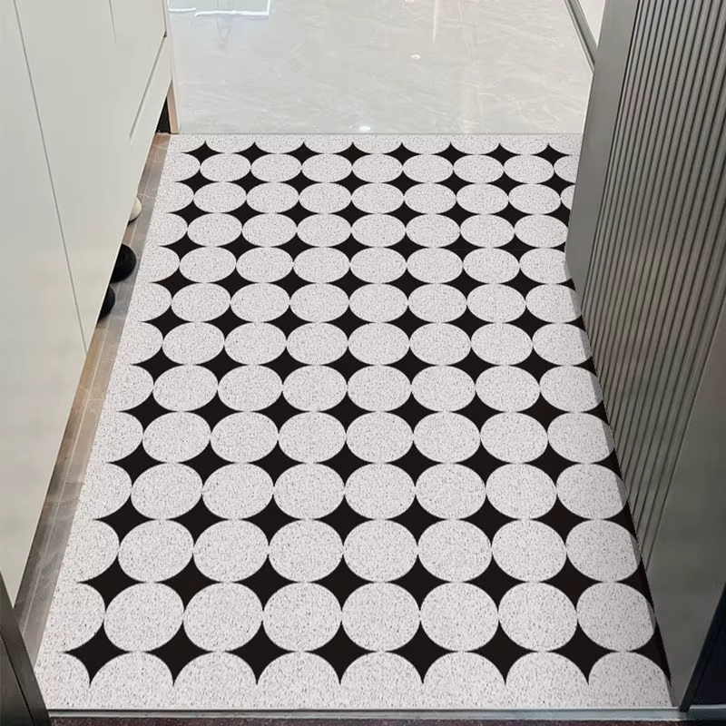 Le tapis de porte d'entrée peut être nettoyé