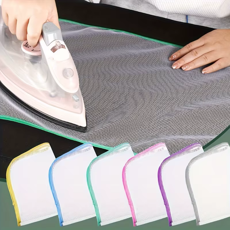 1 tapis de repassage en maille résistant à la chaleur - Tissu de protection pour l'entretien des vêtements afin