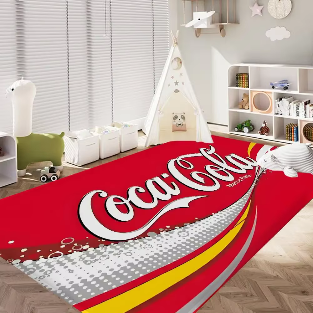 Tapis de porte vintage avec logo Coca-Cola