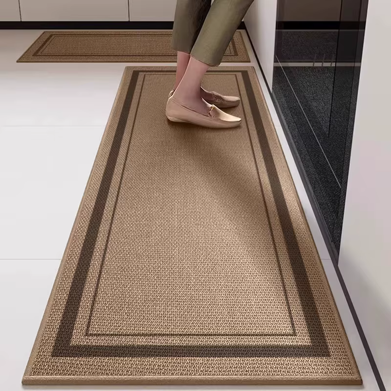 Tapis de sol de cuisine long antidérapant et résistant à l'usure