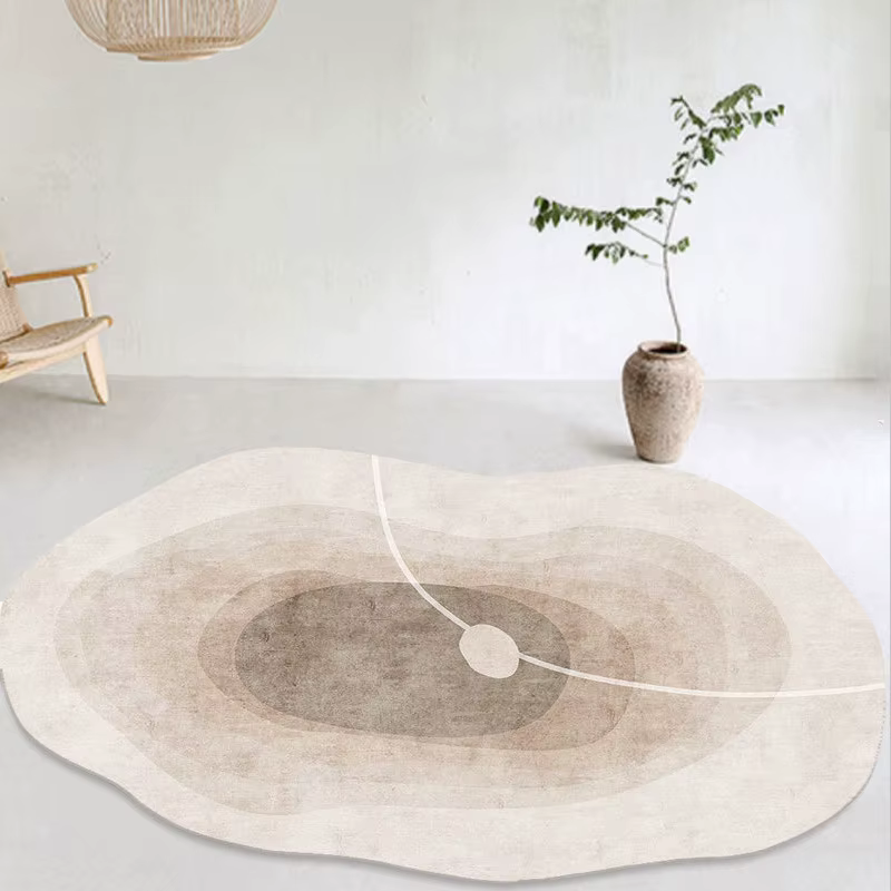 Tapis irréguliers d'art créatif pour chambre à coucher
