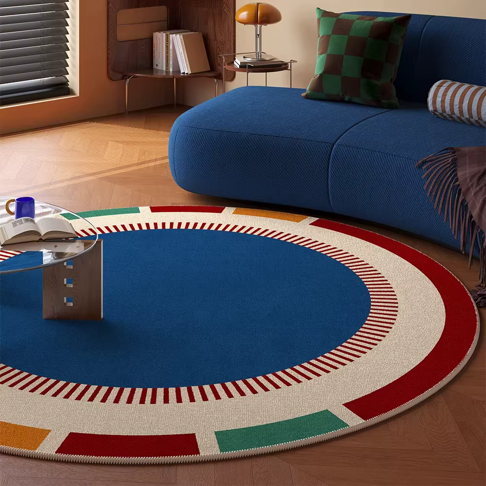 Tapis rond vintage pour salon
