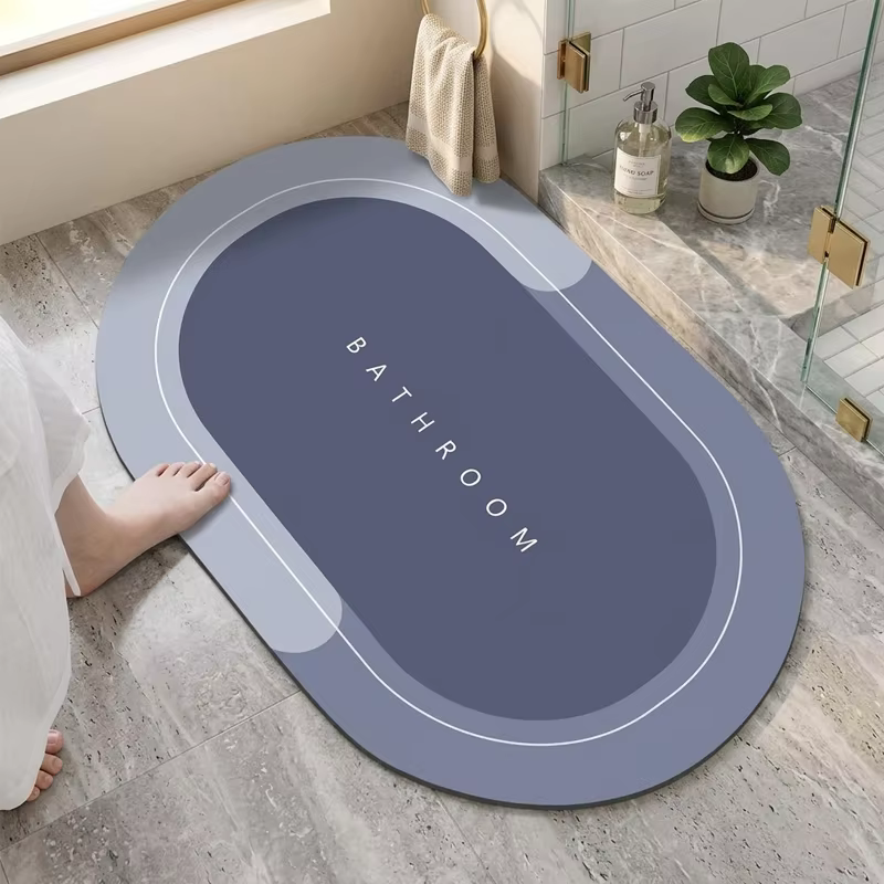 Tapis de salle de bain décoratif