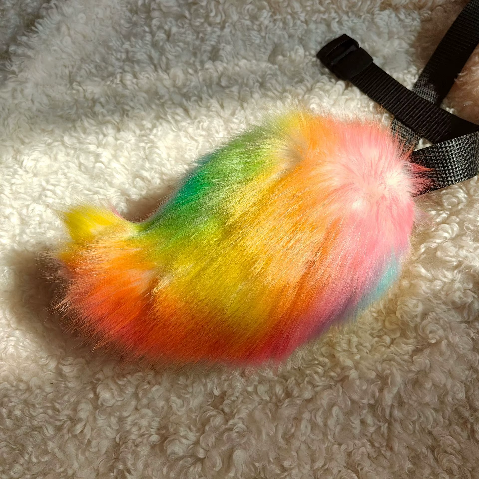 Queue de lapin en peluche moelleuse Kawaii pour filles, costume de cosplay Anime, queue de lapin Lolita, accessoires de performance, fête JK, T64.