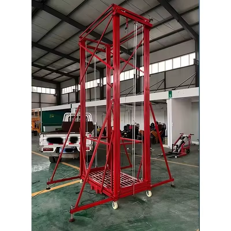 YG 2-12m 500kg échafaudage Mobile électrique pliable Portable télécommande plate-forme de levage pour le travail autres échelles et échafaudage
