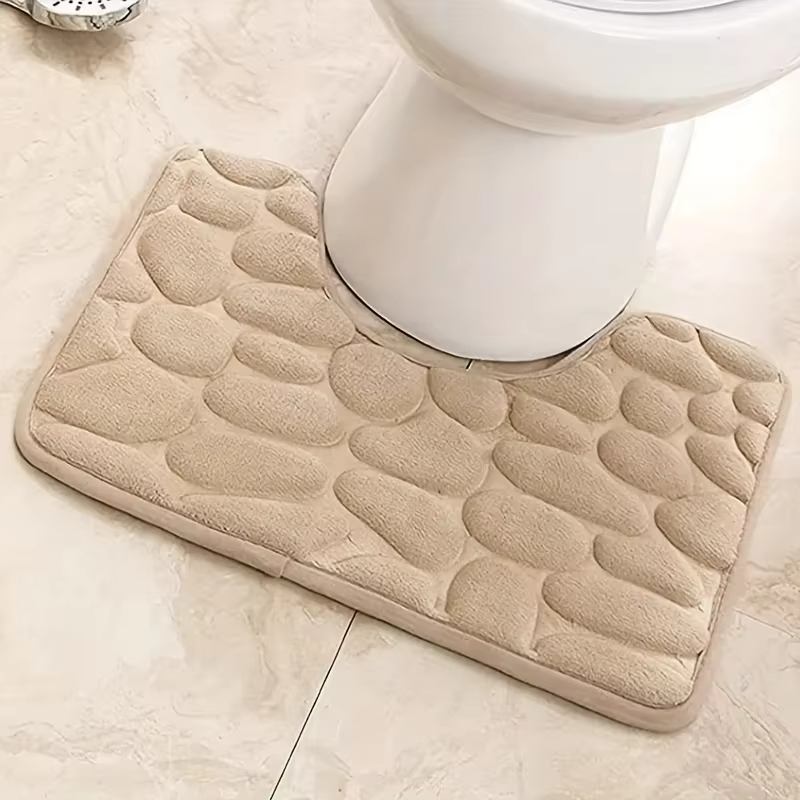 Tapis de sol en forme de U pour toilettes