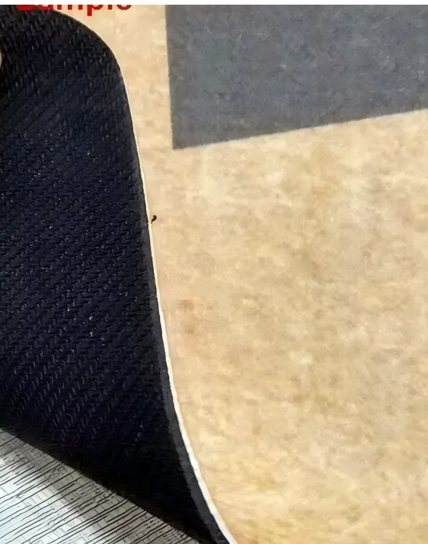 Paillasson d'extérieur antidérapant en caoutchouc pour porte de bienvenue de Garage