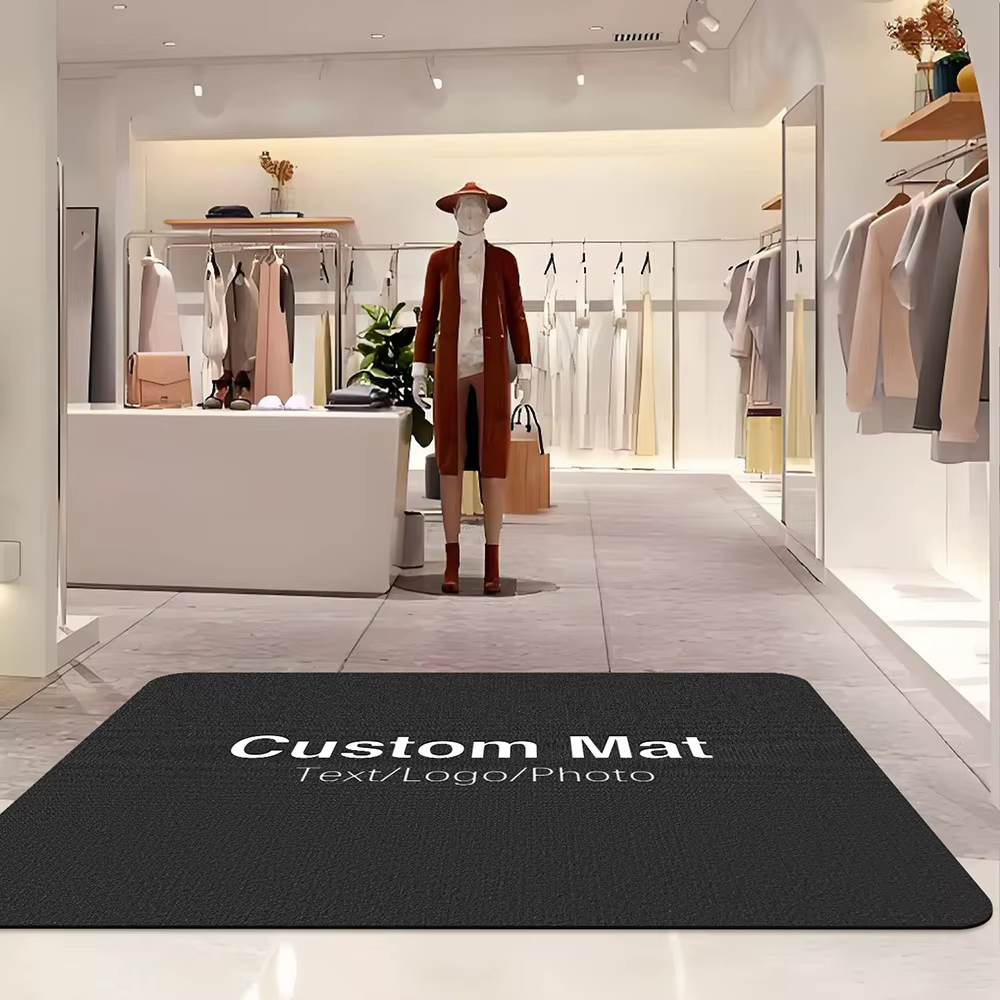 Paillasson personnalisé tapis de bienvenue antidérapant pour immeuble de bureaux entrée boutique restaurant hôtel bar