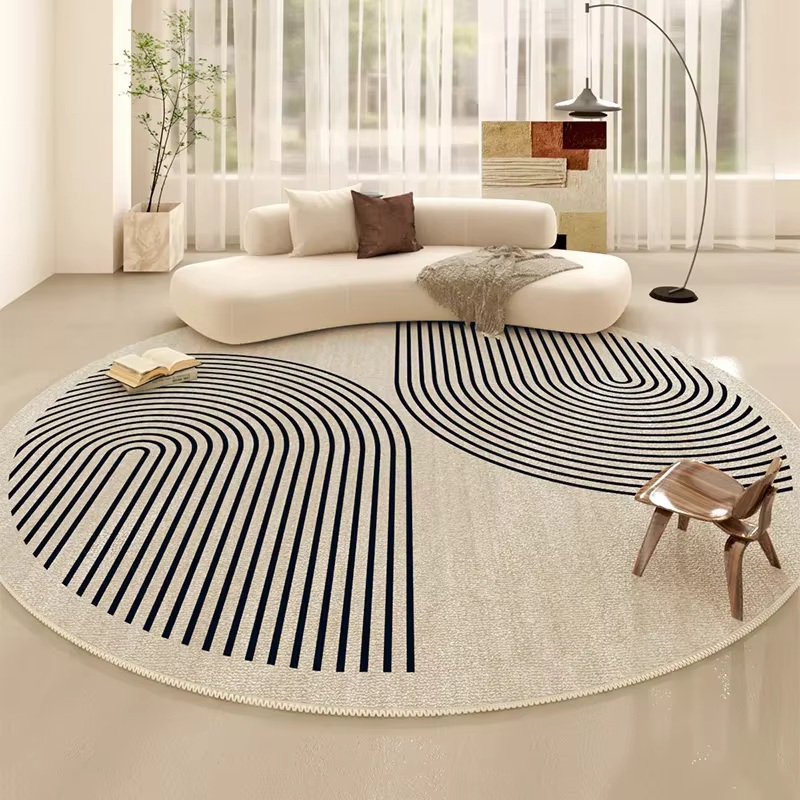 Tapis de décoration de salon en ligne minimaliste