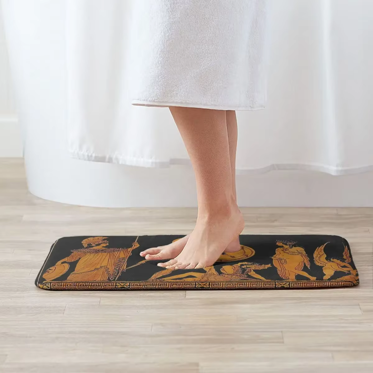 HOPolymères Retro GREECE-Tapis de cuisine imprimé Lea