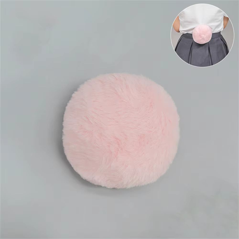 Queue de lapin en peluche mignonne de 10cm, Simulation d'animal, accessoires de Cosplay, accessoires COS, queue de lapin Kawaii, jeu de rôle de fête