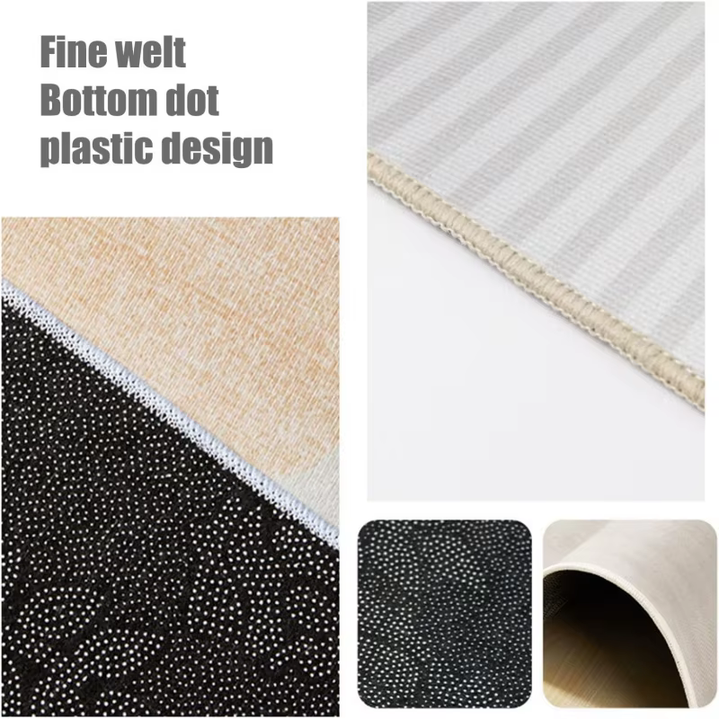 VIKAMA Tapis de couloir géométrique minimaliste moderne