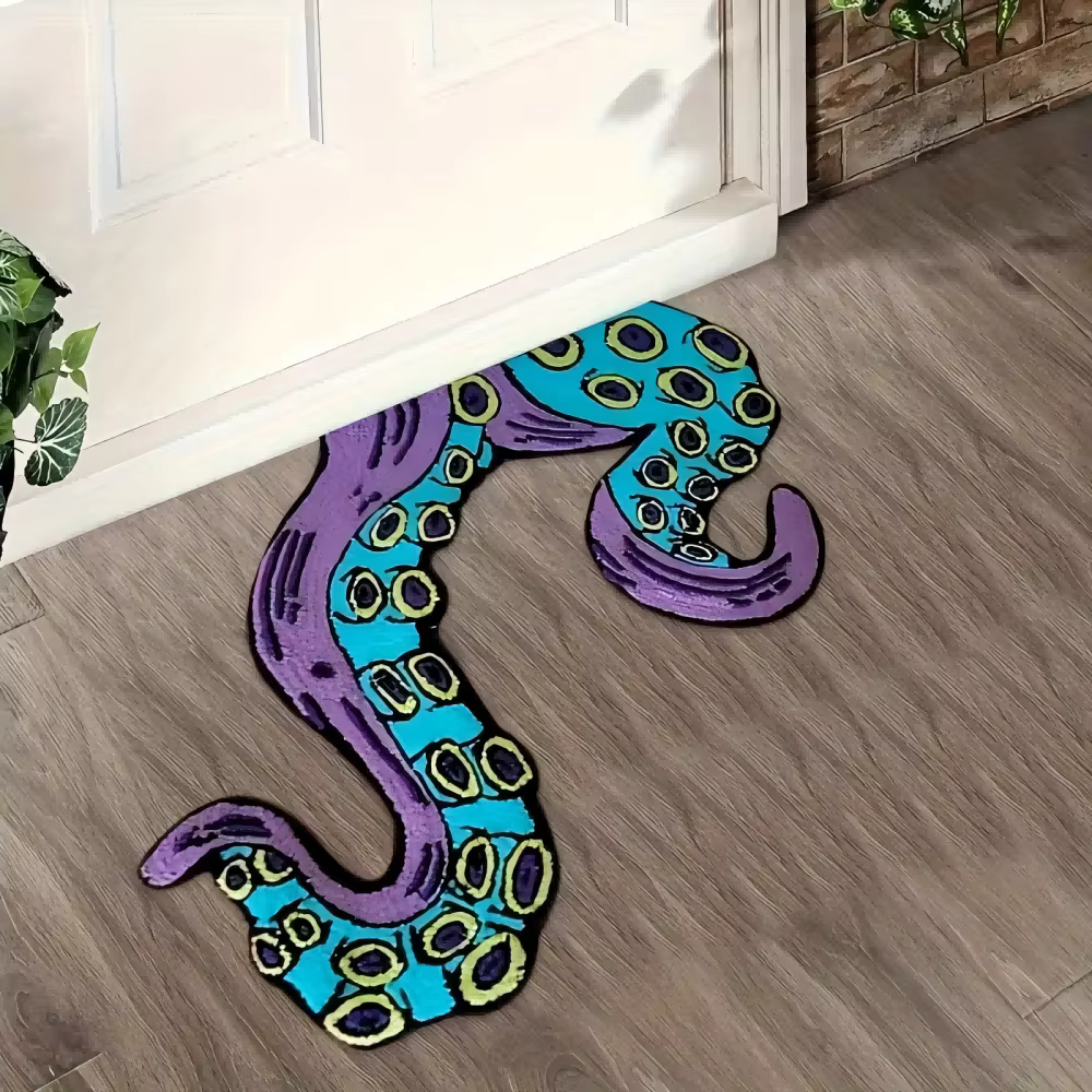 Kraken – tapis de sol tentacule coloré