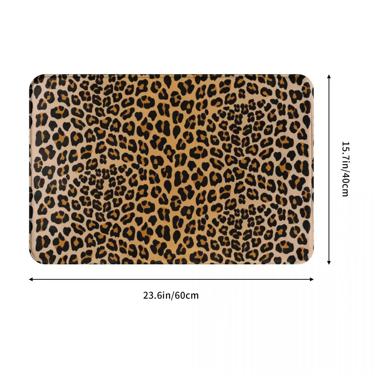 Polymère de tapis Lea imprimé léopard