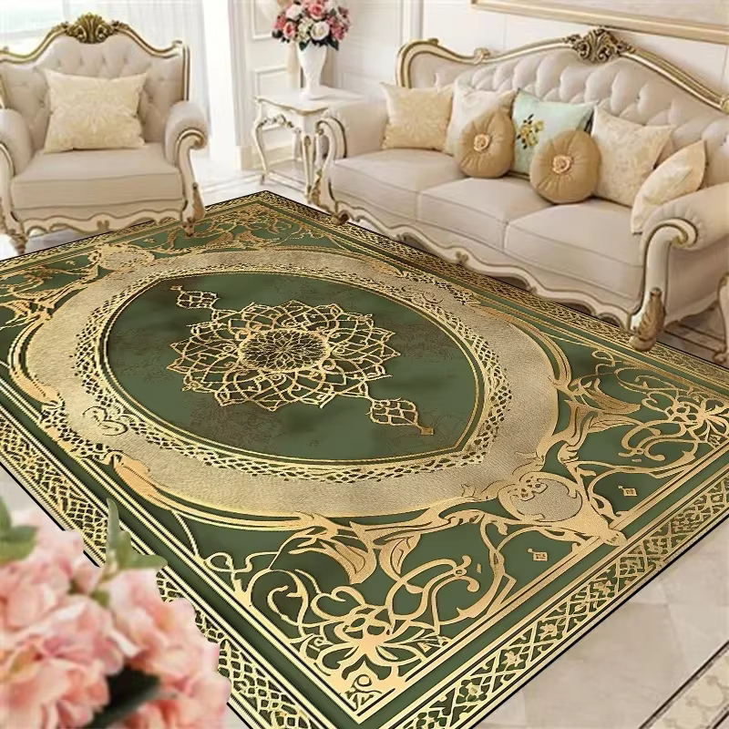 Tapis de salon européen de luxe