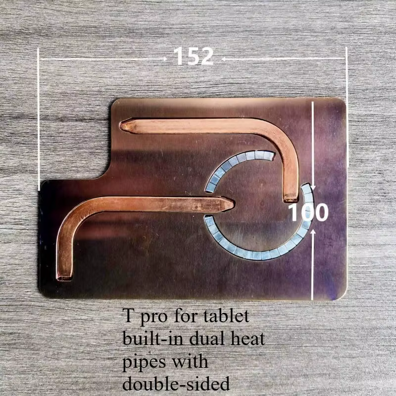 Plaque de chambre de vapeur pour refroidisseur mobile augmente la zone de dissipation thermique, feuille d'aluminium avec aimant adhésif thermoconducteur