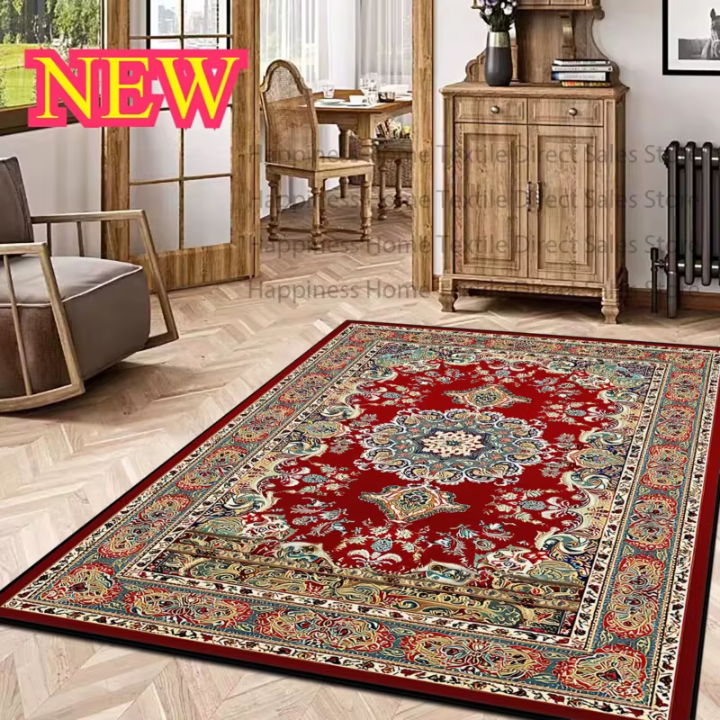 VIKAMA Tapis ethniques persans vintage, tapis turcs – Convient aux salons et aux chambres à coucher ; Tapis vintage, tapis de couloir, décoration intérieure