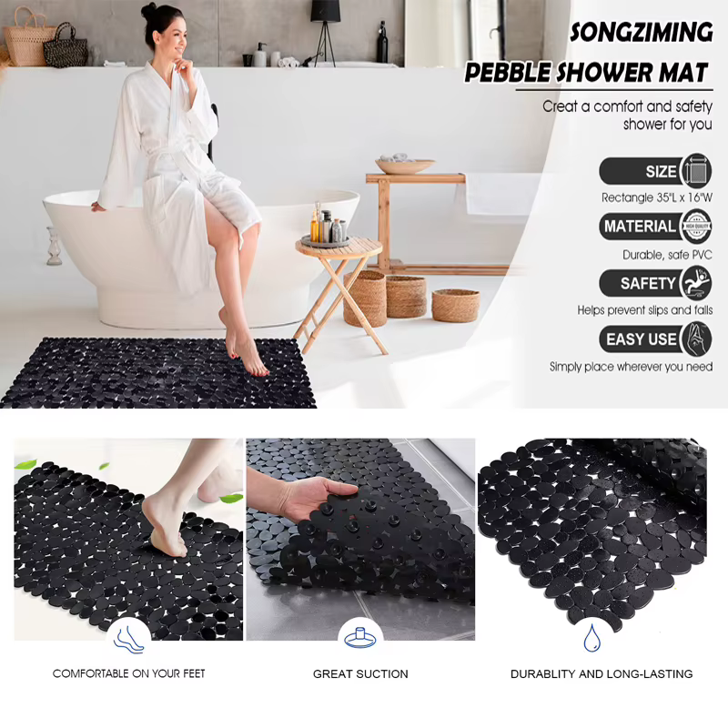 Tapis de salle de bain baignoire
