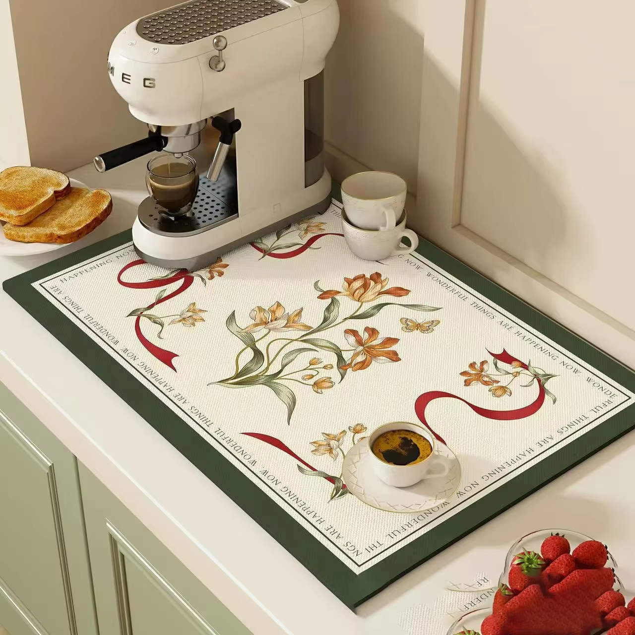 Tapis absorbant de cuisine