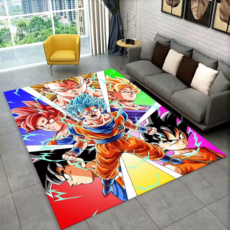 Tapis de jeu de dessin animé D-Dragon Ball pour salle de jeux