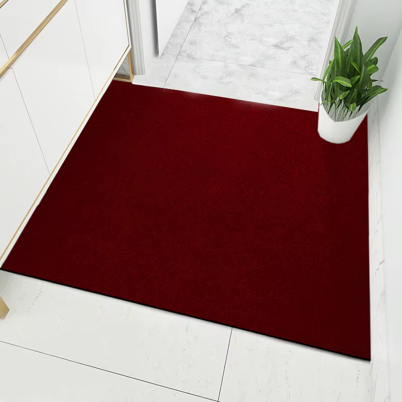 Grand tapis fin pour porte de centre commercial