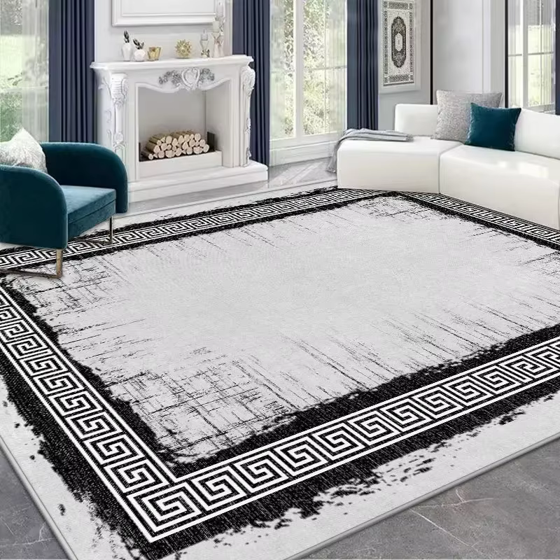 Tapis de luxe léger pour chambre à coucher