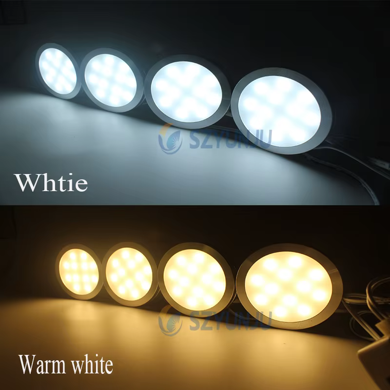 Lumière d'armoire LED 2W avec adaptateur d'alimentation DC 12V