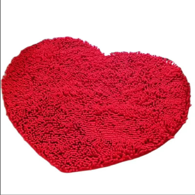 1 pièces produits de décoration pour la maison moelleux rouge amour coeur chambre tapis