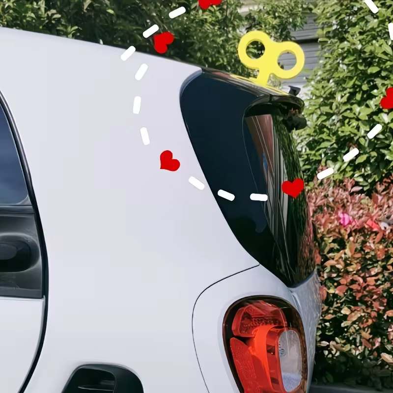 1 jolie décoration de chaîne pour voiture et véhicule électrique, pièce de décoration de chaîne pour l'extérieur de la voiture