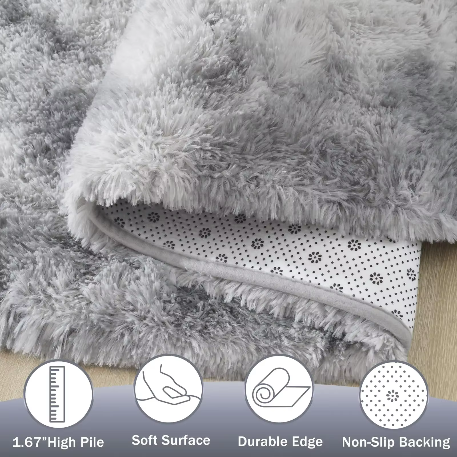 VIKAMA – tapis polaire Simple et doux