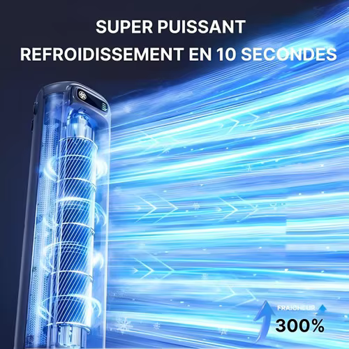 Ventilateur mural d'été personnalisable pour cuisine, climatiseur portable, ventilateur de refroidissement, ultra-climatiseur mural silencieux