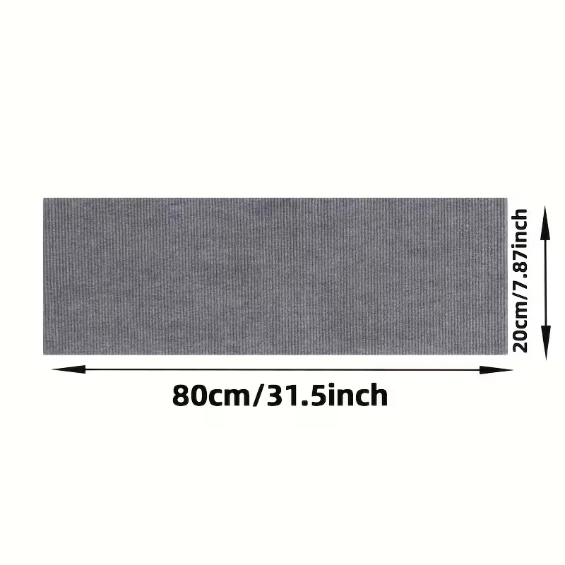 1PC 20x80cm Tapis antidérapant pour marches d'escalier