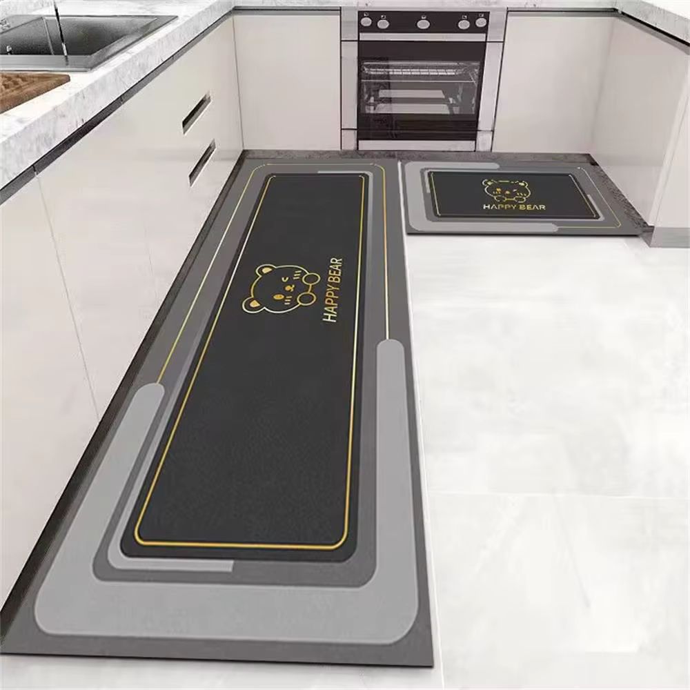 VIKAMA – tapis de sol de cuisine en velours cristal