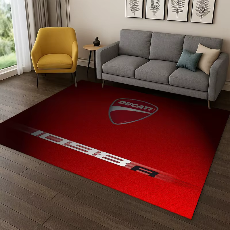 Tapis classique D-Ducati Racing Car Moto pour chambre à coucher