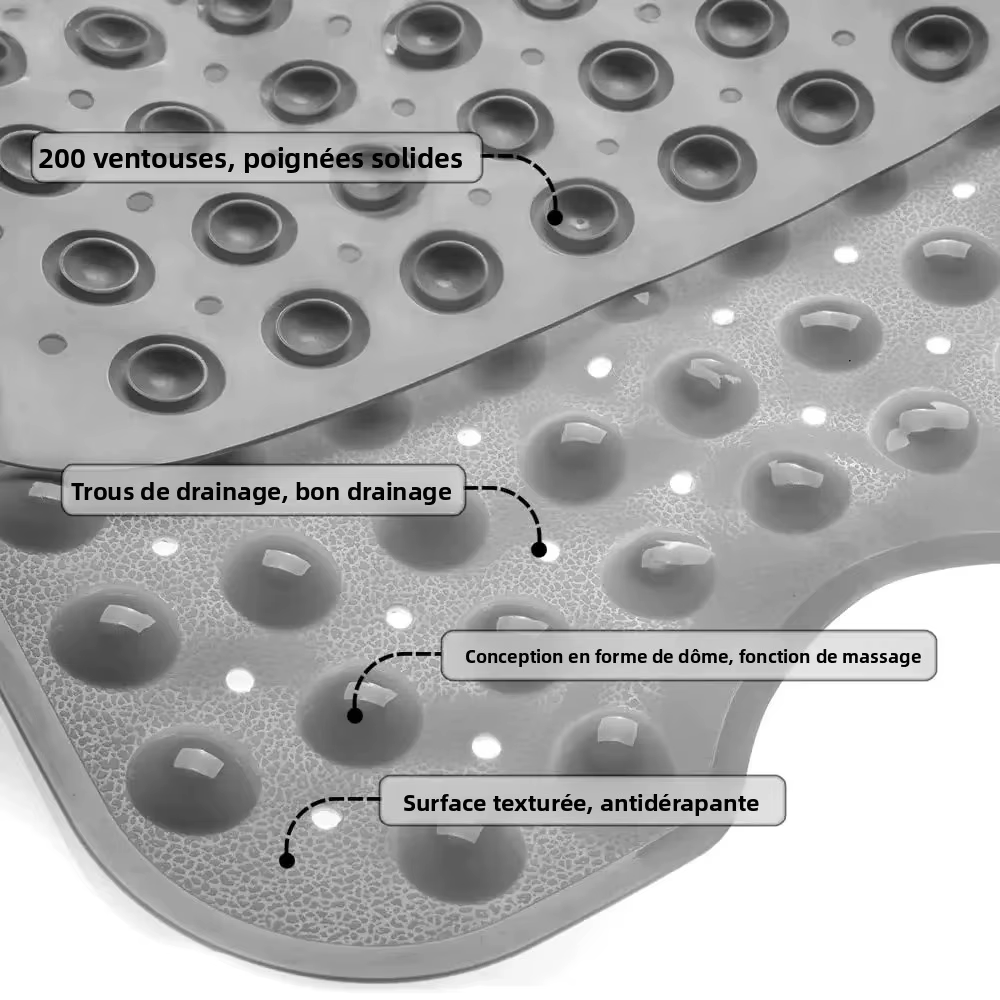 Tapis de bain pour baignoire