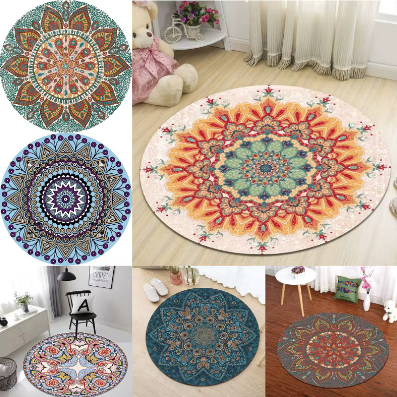 Tapis circulaire de Style ethnique