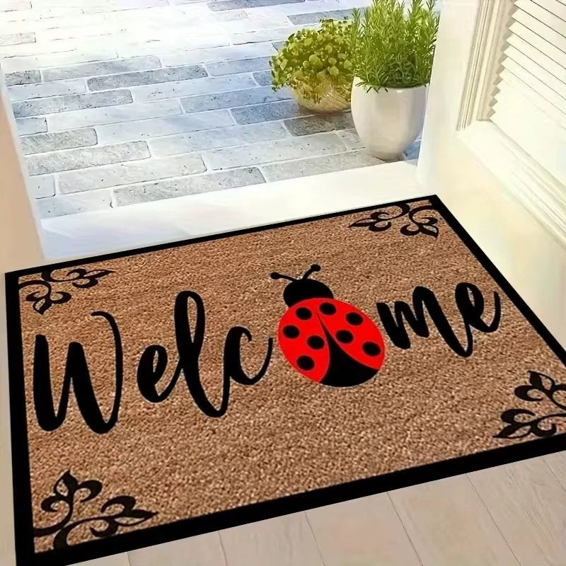 Tapis d'entrée pour animaux mignon et intéressant