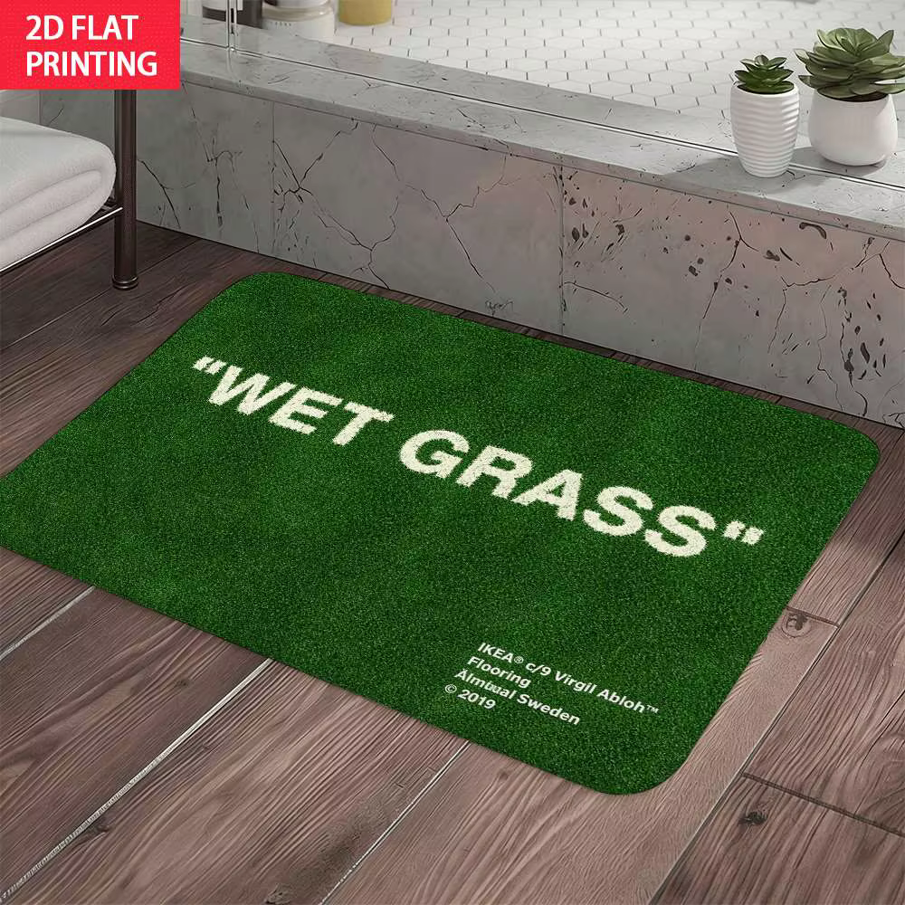 VIKAMA Tapis vert WET GRASS
